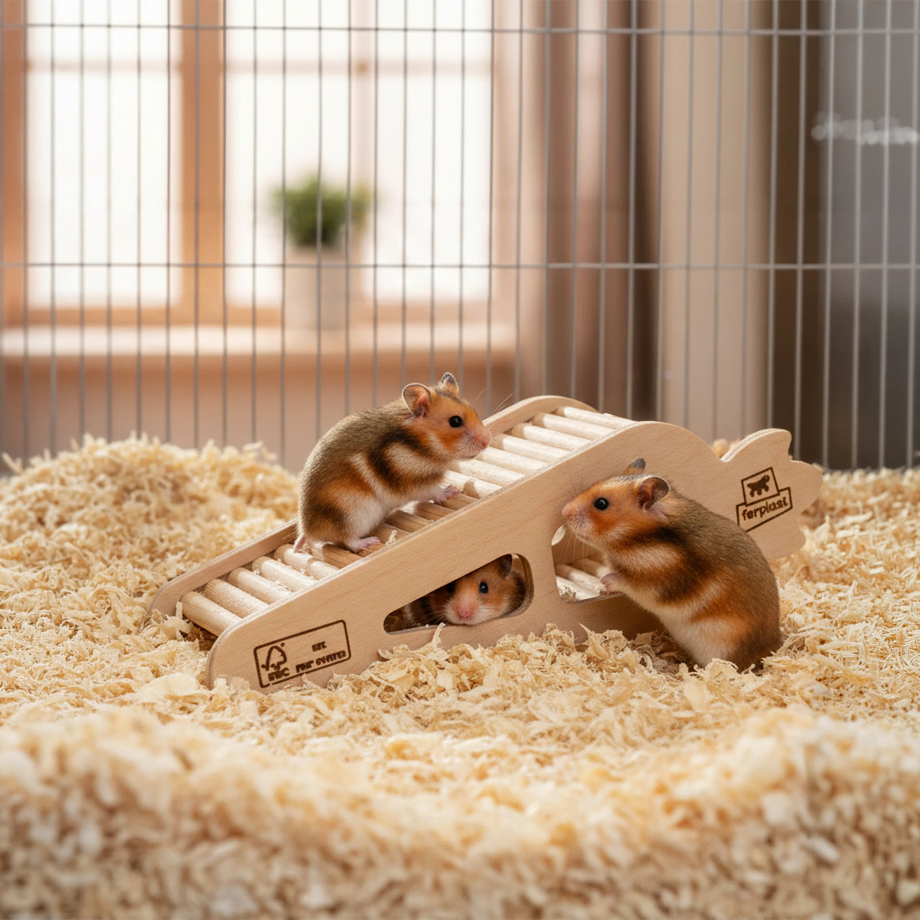 ARCADE CARROT Gioco in legno per criceti - Image 4
