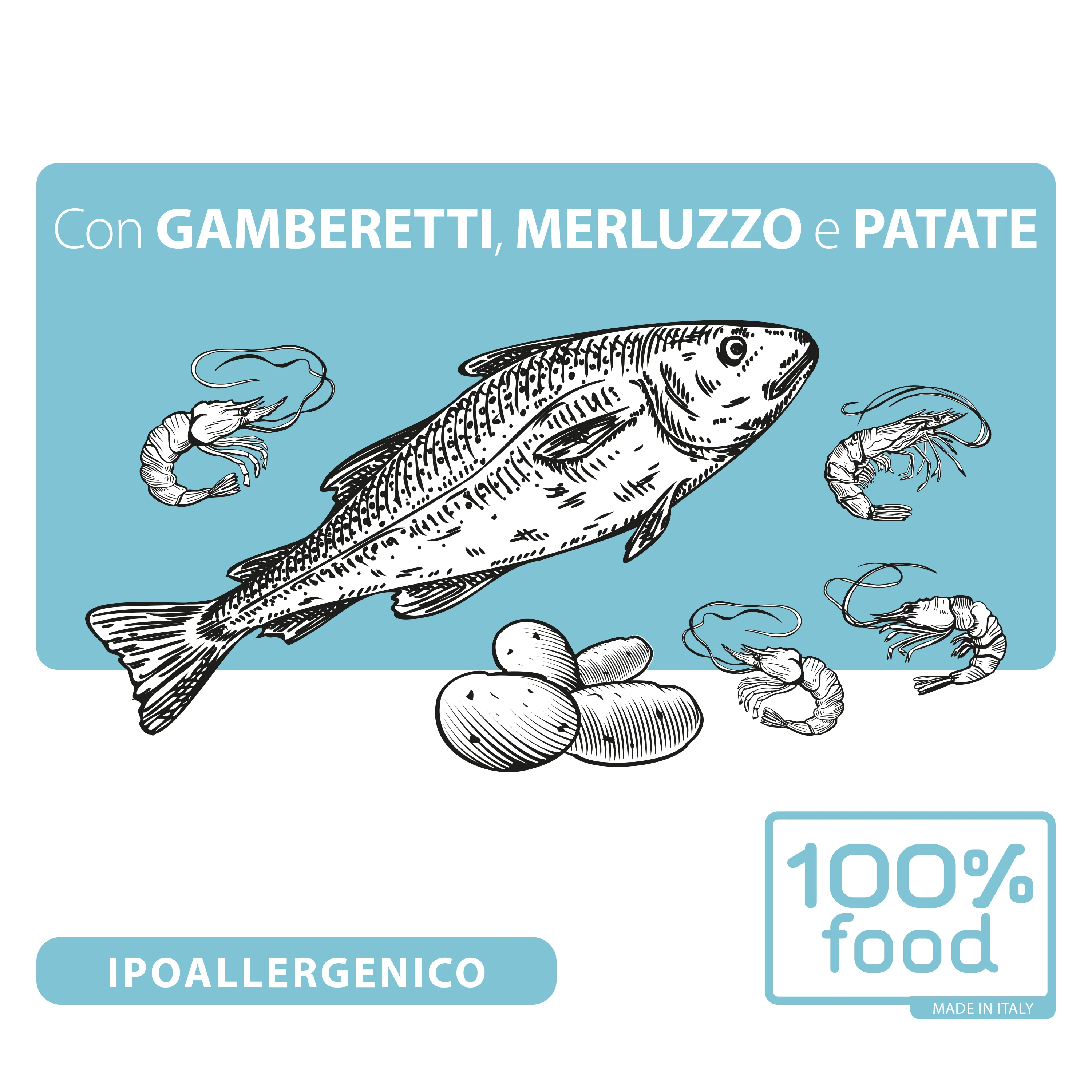Crocchette per cani adulti Large & Giant – Merluzzo, Gamberetti e Patate – 10 kg - Image 3