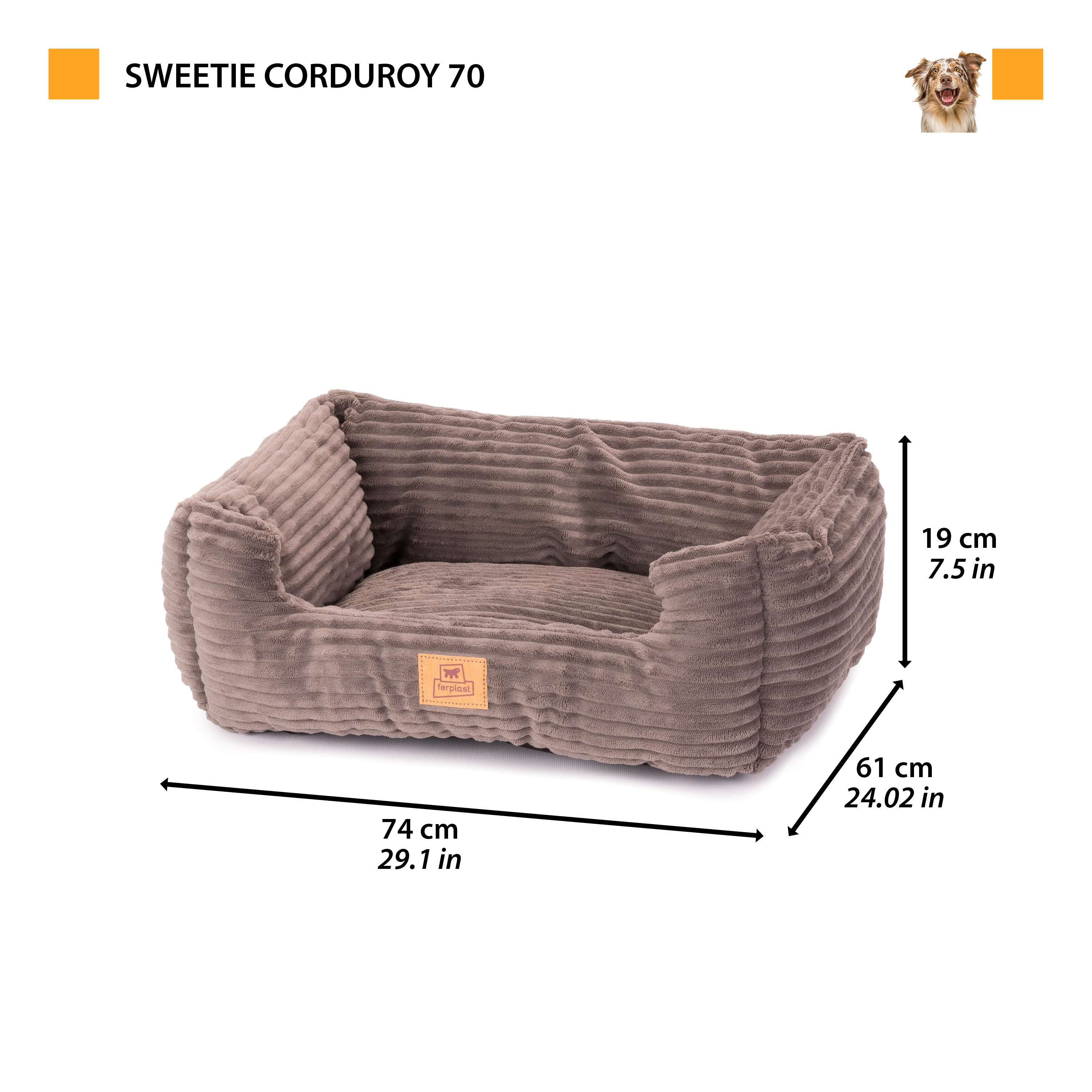 SWEETIE CORDUROY Cuccia morbida per cani e gatti - Image 26